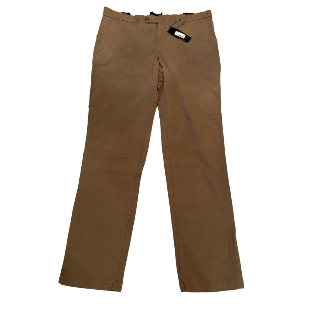 NWT The Men’s Store at Bloomingdale’s Tailored Fit Chino Pants 36W x 32L Brown - Picture 6 of 12